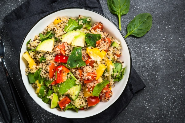 Quinoa & Roasted Veggie Bowl