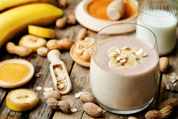 Banana Peanut Butter Smoothie for Weight Loss