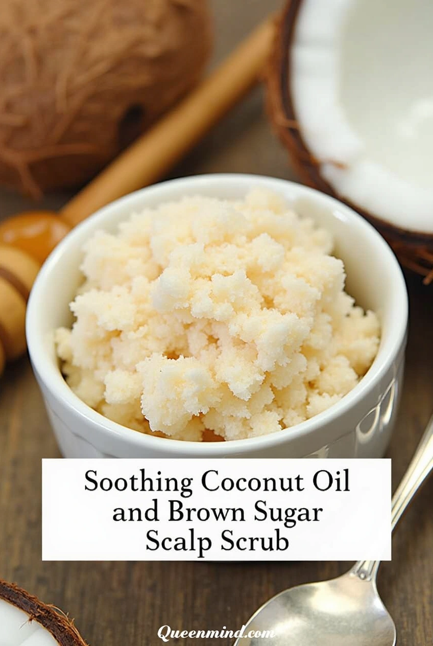 Coconut Oil & Brown Sugar Scalp Scrub