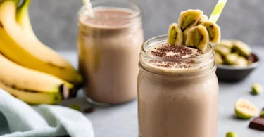 🍌🍫 Banana Chocolate Pistachio Smoothie