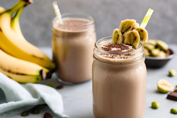 🍌🍫 Banana Chocolate Pistachio Smoothie